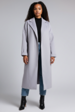 Babyblue Felt Basic Coat - Image 2