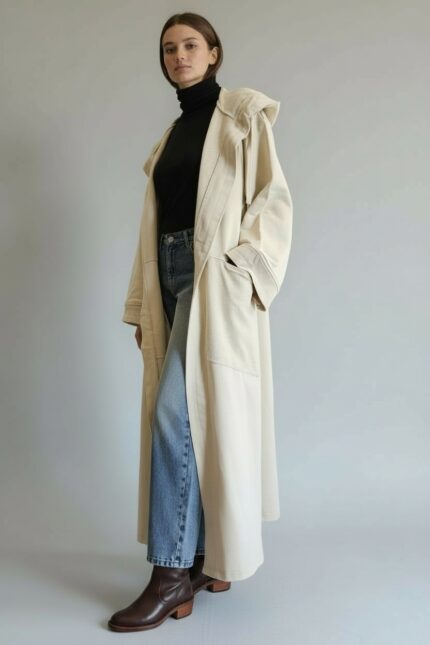 BEIGE MILTON WINTER CARDIGAN