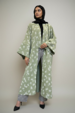 Mint green Patterned Cardigan