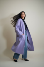 LIGHT PURBLE WINTER WOMEN COAT