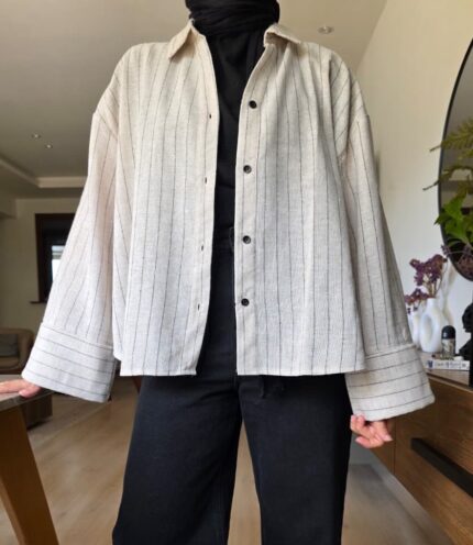 Stripped Linen Shirt